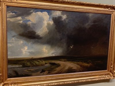 Rainstorm on the Plain, 1861, by Karoly Lotz.