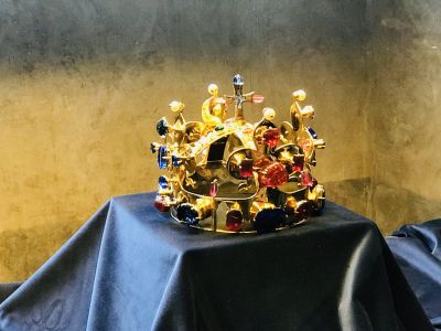 The Crown of St. Wenceslas made in 1347 for the 11th King of Bohemia, Charles IV.