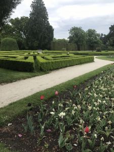 The surrounding park of Lenice Palace is laid out in an English Garden style.
