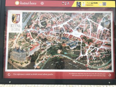 Map of Kutna Hora